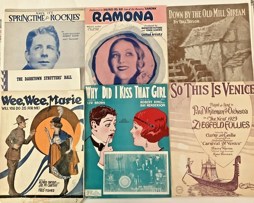 1910s 20s vintage - 1910s, music