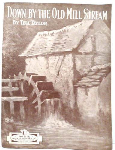 Down the old - down, by
