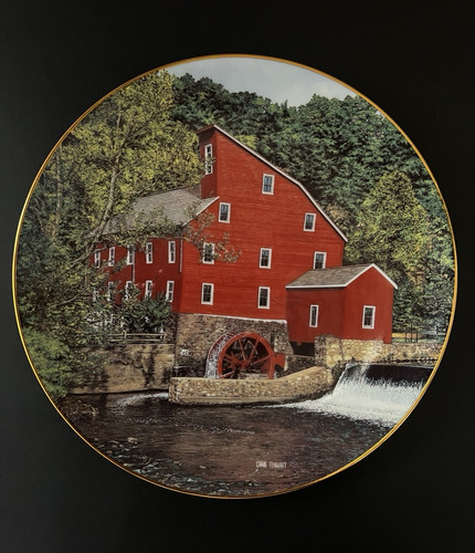 Knowles old mill stream - mill,