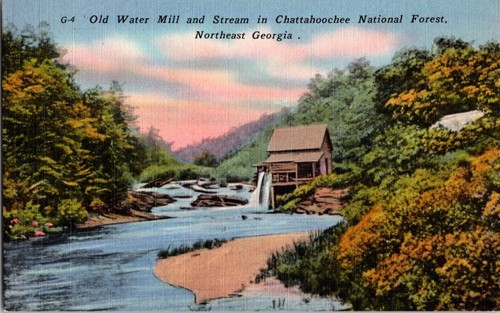 Old water mill stream - water,
