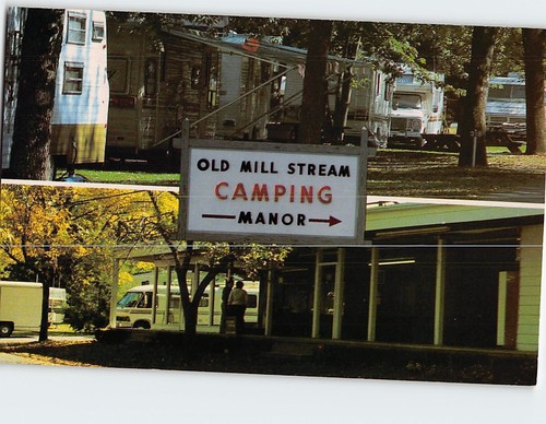 Postcard old mill stream - postcard,