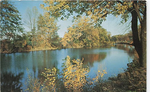 Postcard the old - postcard, mill